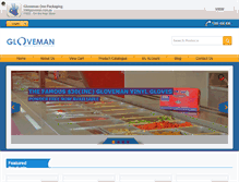 Tablet Screenshot of 1300gloveman.com.au